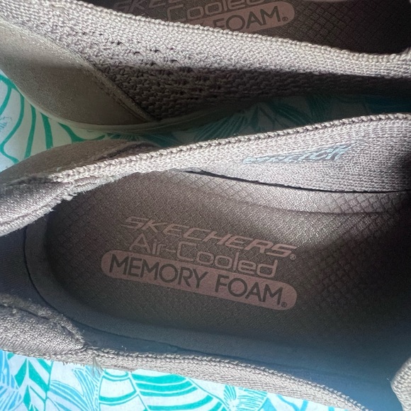 Skechers Taupe Lace-Up Shoes - Picture 5 of 6